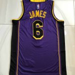 NBA 6 James Lakers 22-23 authentique Maillot Violet